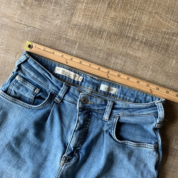 Anthropologie Pilcro women’s barrel Leg Jeans 28 ankle baggy pleat denim balloon - Picture 9 of 13